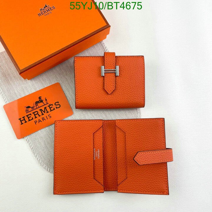 Hermes Bag-(4A)-Wallet- Code: BT4675 $ 72USD