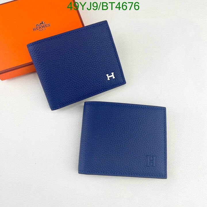 Hermes Bag-(4A)-Wallet- Code: BT4676 $ 64USD