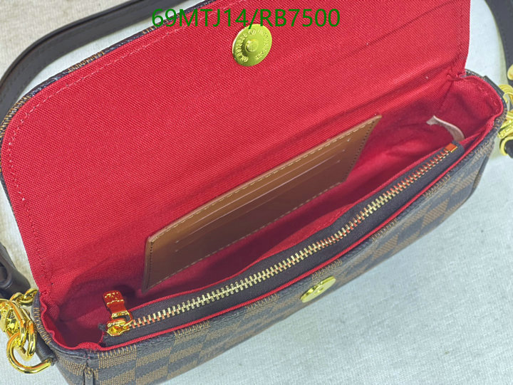 LV Bag-(4A)-Pochette MTis Bag-Twist- Code: RB7500 $ 90USD