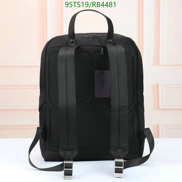 Prada Bag-(4A)-Backpack- Code: RB4481 $ 124USD