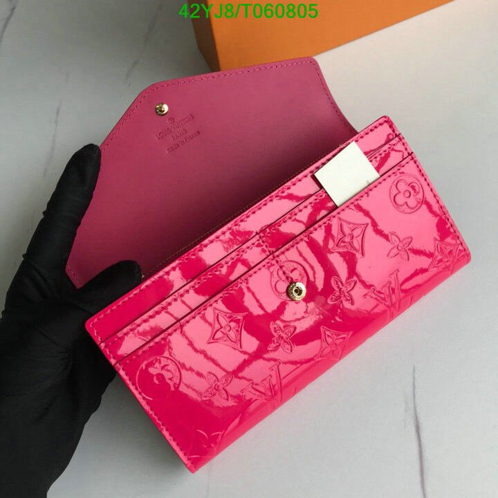 LV Bags-(4A)-Wallet-,Code: T060805,$ 55USD