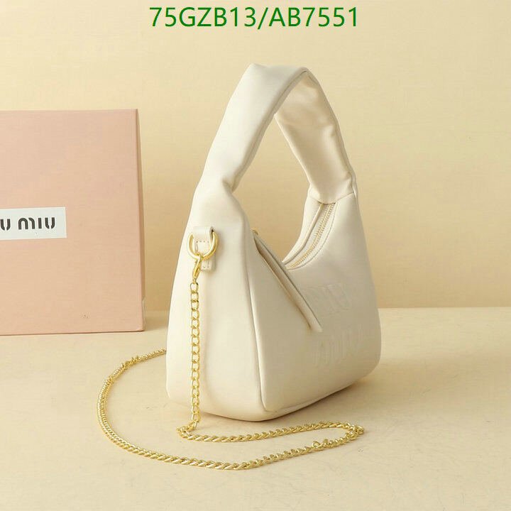 Miu Miu Bag-(4A)-Handbag- Code: AB7551 $ 98USD