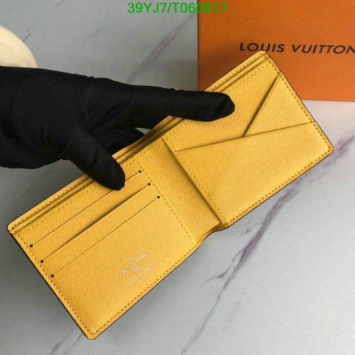 LV Bags-(4A)-Wallet-,Code: T060817,$ 51USD