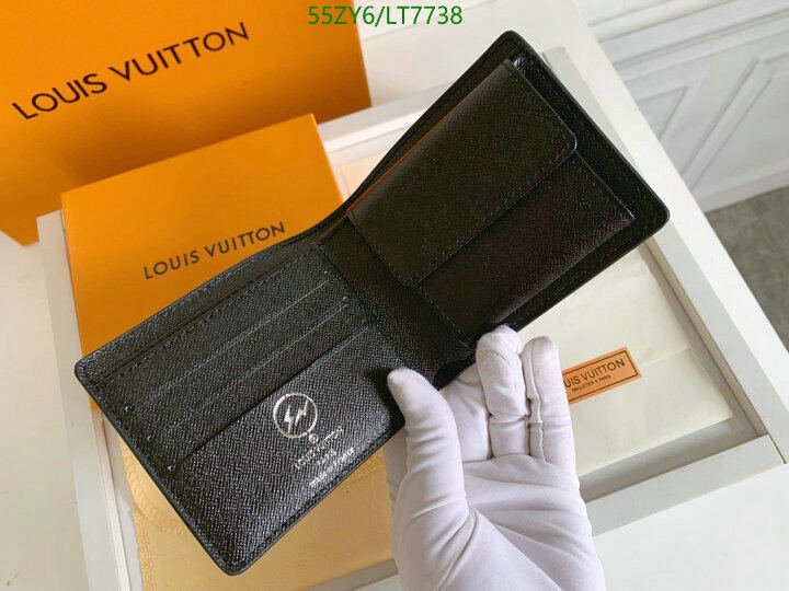 LV Bags-(4A)-Wallet-,Code: LT7738,$ 72USD