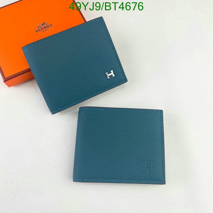 Hermes Bag-(4A)-Wallet- Code: BT4676 $ 64USD