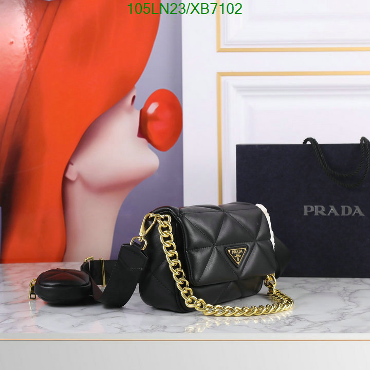 Prada Bag-(4A)-Diagonal- Code: XB7102 $ 137USD