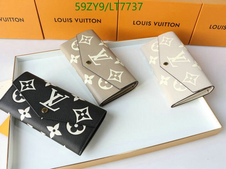 LV Bags-(4A)-Wallet-,Code: LT7737,$ 77USD
