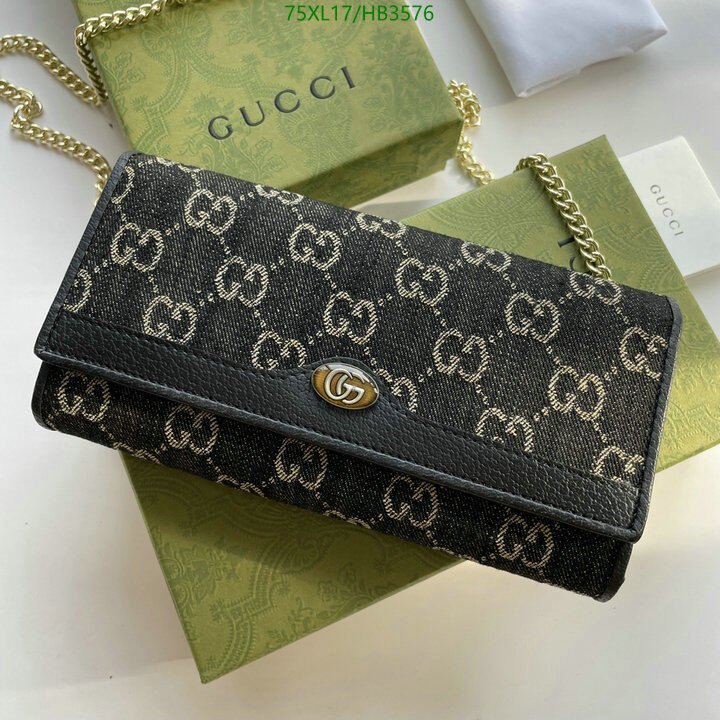 Gucci Bag-(4A)-Diagonal-,Code: HB3576,$ 98USD