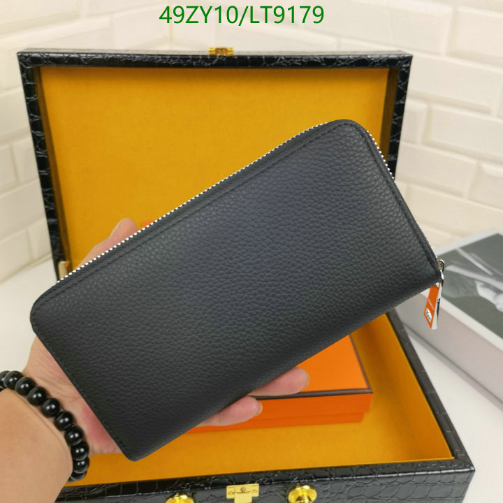Hermes Bag-(4A)-Wallet-,Code: LT9179,$ 64USD