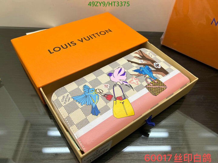 LV Bags-(4A)-Wallet-,Code: HT3375,$ 64USD