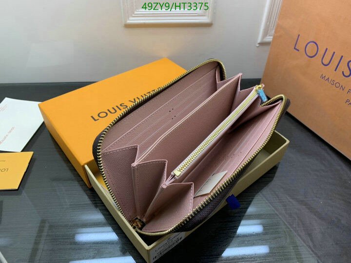 LV Bags-(4A)-Wallet-,Code: HT3375,$ 64USD