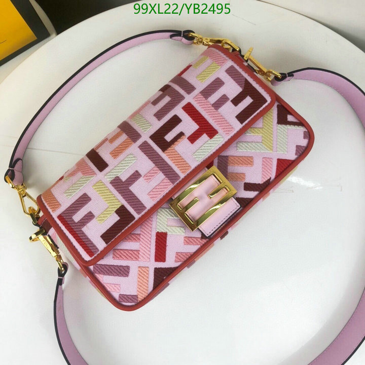 Fendi Bag-(4A)-Baguette-,Code: YB2495,$ 129USD
