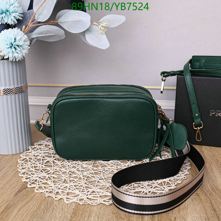 Prada Bag-(4A)-Diagonal-,Code: YB7524,$ 116USD