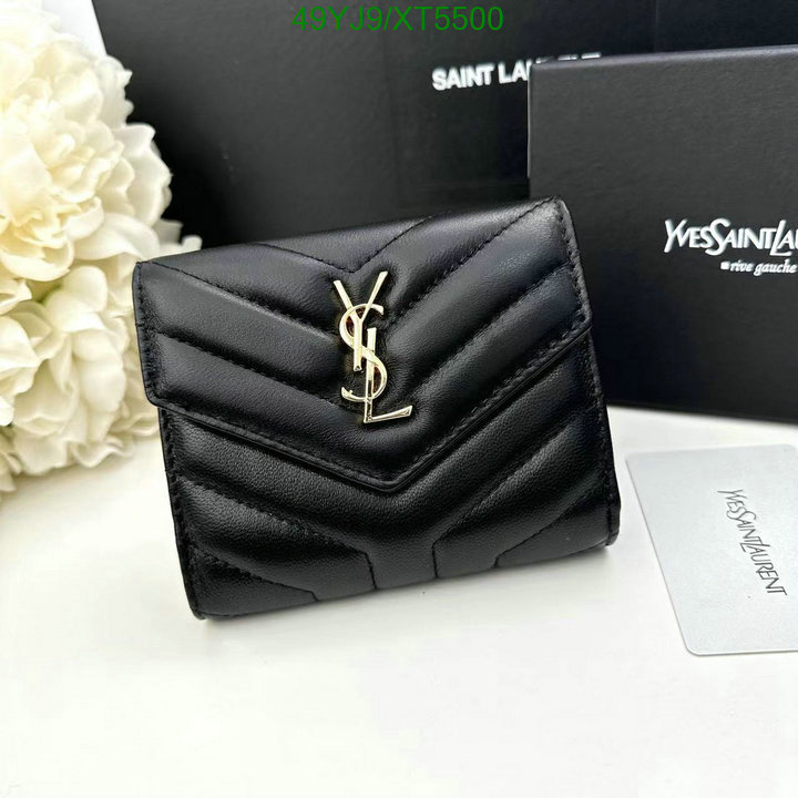 YSL Bag-(4A)-Wallet-,Code: XT5500,$ 64USD