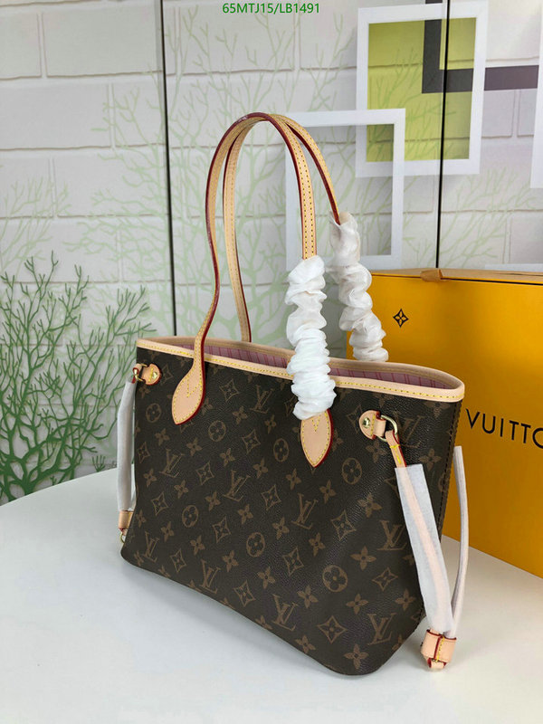 LV Bags-(4A)-Neverfull-,Code: LB1491,$ 85USD