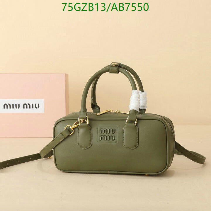 Miu Miu Bag-(4A)-Crossbody- Code: AB7550 $ 98USD