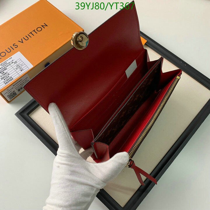 LV Bags-(4A)-Wallet-,Code: YT367,$ 51USD