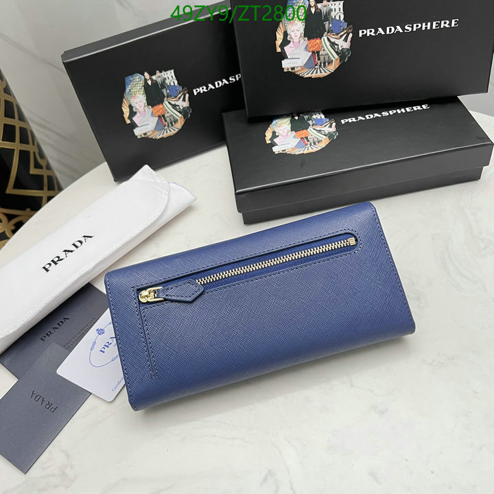 Prada Bag-(4A)-Wallet-,Code: ZT2800,$ 64USD