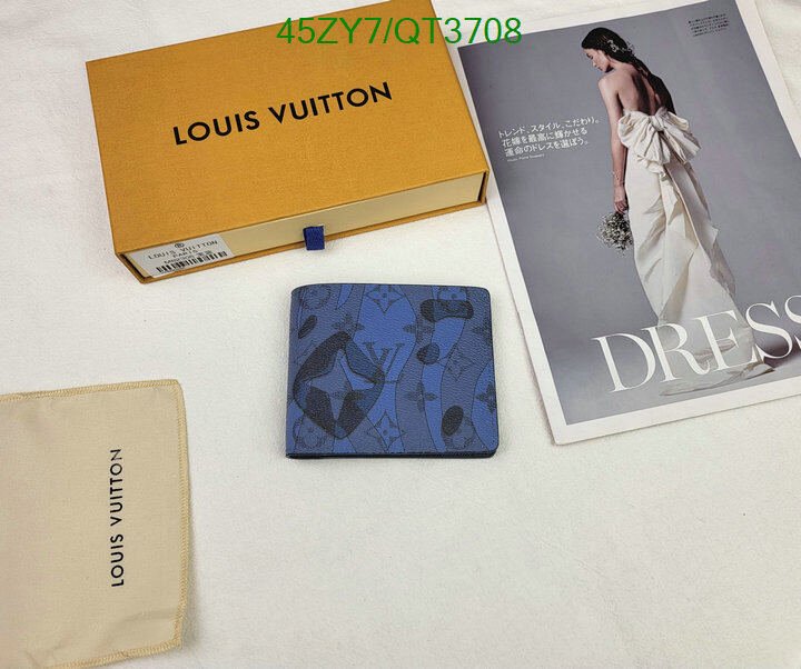 LV Bag-(4A)-Wallet- Code: QT3708 $ 59USD