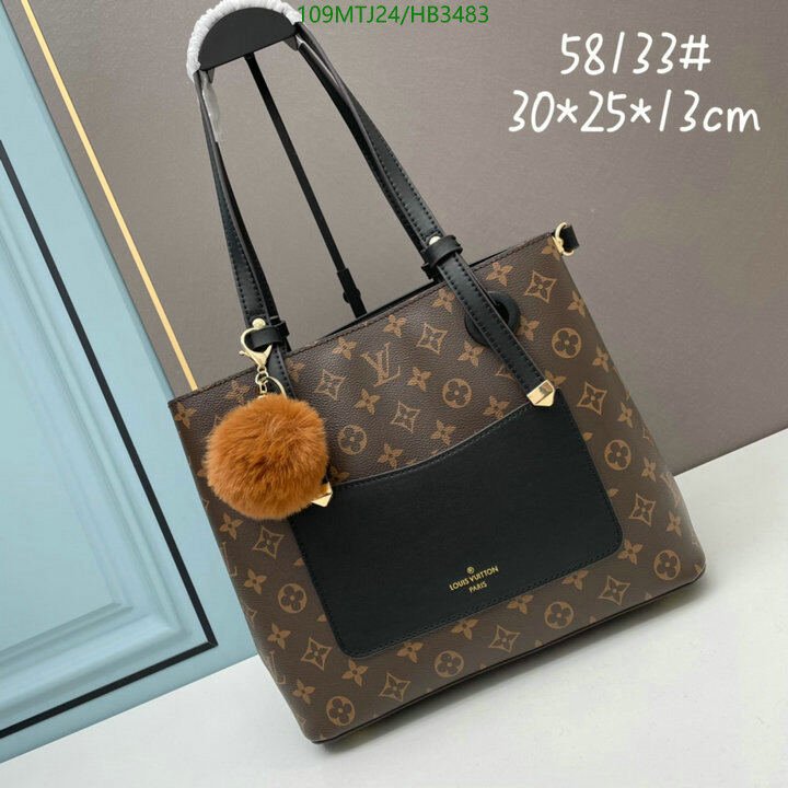 LV Bags-(4A)-Handbag Collection-,Code: HB3483,$ 142USD