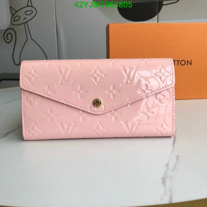 LV Bags-(4A)-Wallet-,Code: T060805,$ 55USD
