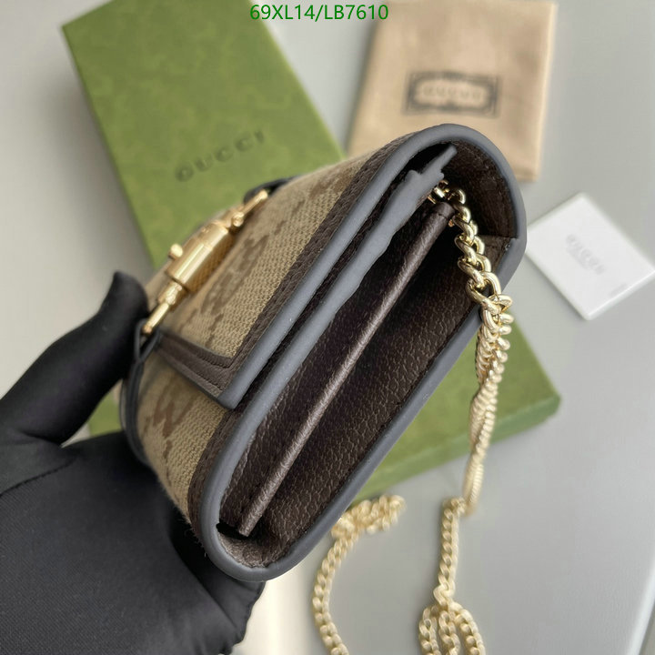 Gucci Bag-(4A)-Diagonal-,Code: LB7610,$ 90USD