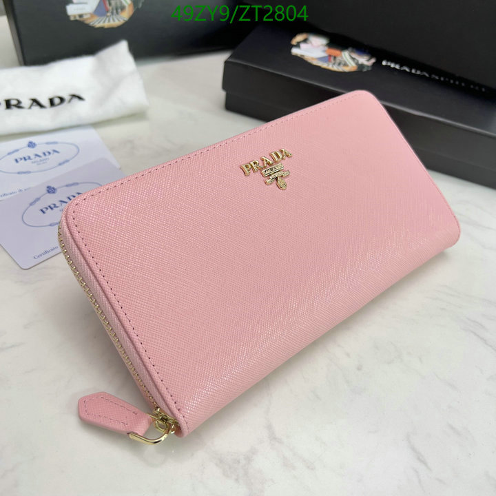 Prada Bag-(4A)-Wallet- Code: ZT2804 $ 64USD