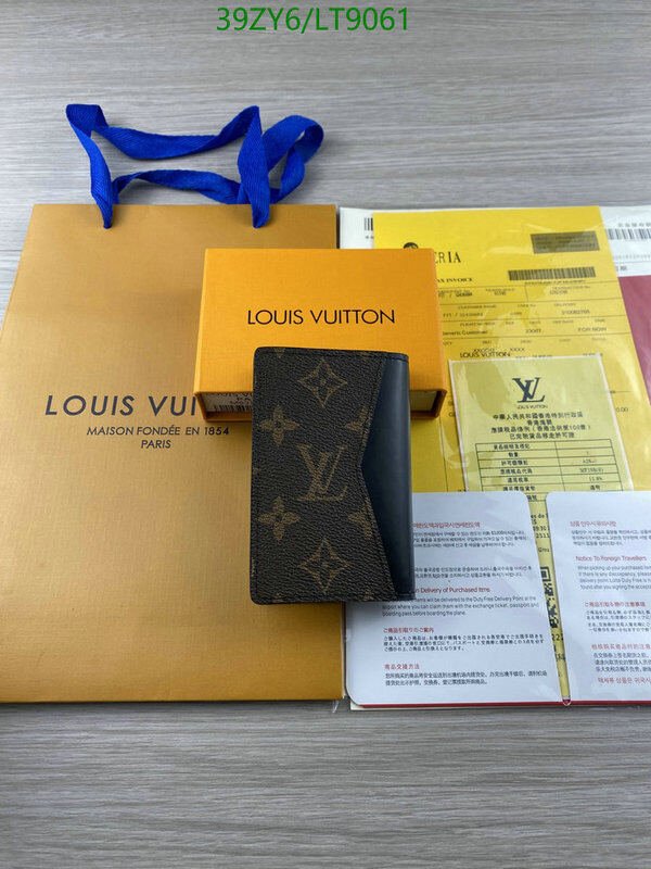 LV Bags-(4A)-Wallet-,Code: LT9061,$ 51USD