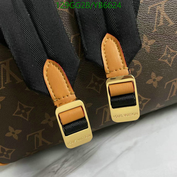 LV Bags-(4A)-Backpack-,Code: YB6624,$ 168USD