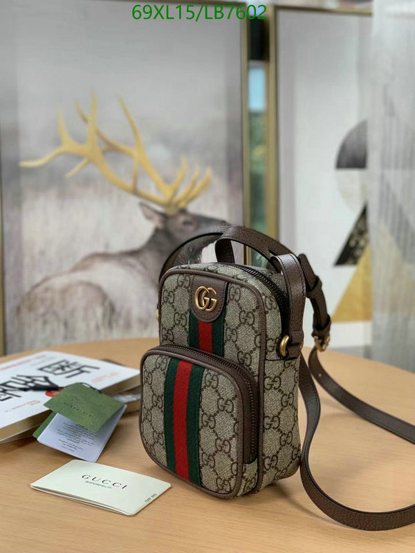Gucci Bag-(4A)-Ophidia-G,Code: LB7602,$ 90USD