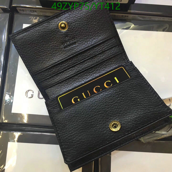 Gucci Bag-(4A)-Wallet-,Code: YT412,$ 64USD