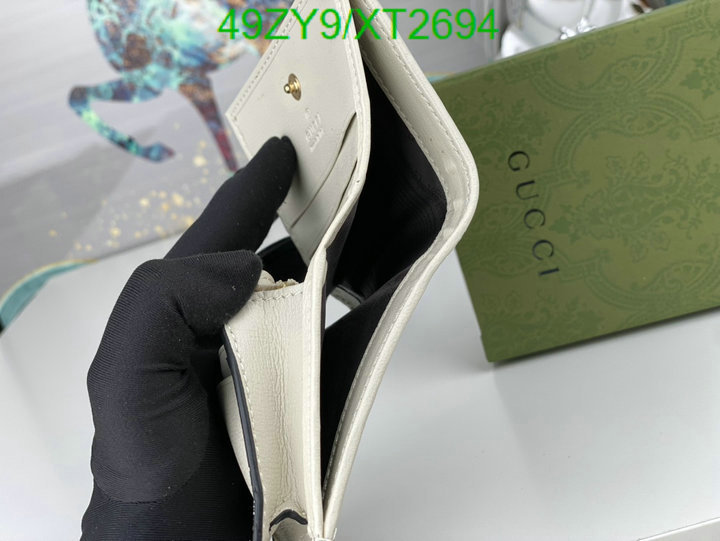Gucci Bag-(4A)-Wallet-,Code: XT2694,$ 64USD