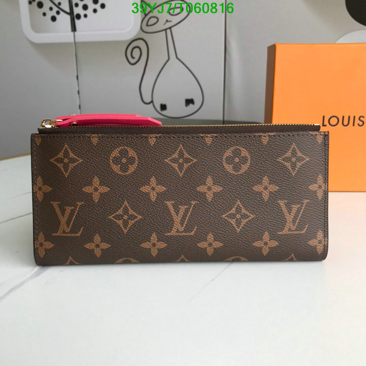 LV Bags-(4A)-Wallet-,Code: T060816,$ 51USD