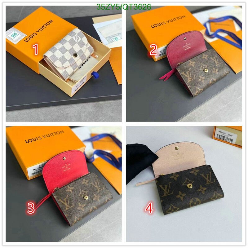 LV Bag-(4A)-Wallet- Code: QT3626 $ 46USD