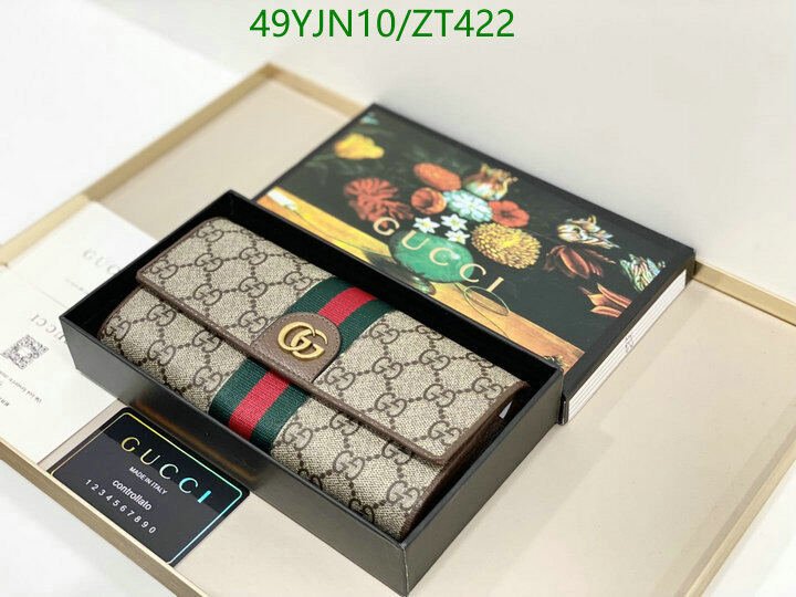 Gucci Bag-(4A)-Wallet-,Code: ZT422,$ 64USD