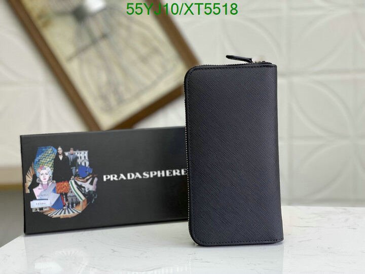 Prada Bag-(4A)-Wallet- Code: XT5518 $ 72USD