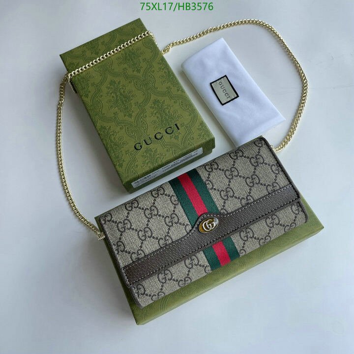 Gucci Bag-(4A)-Diagonal-,Code: HB3576,$ 98USD