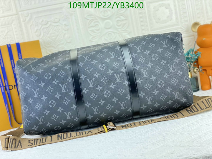 LV Bags-(4A)-Keepall BandouliRe 45-50-,Code: YB3400,$ 142USD