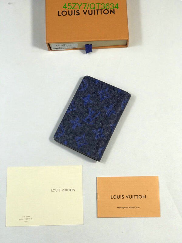 LV Bag-(4A)-Wallet- Code: QT3634 $ 59USD