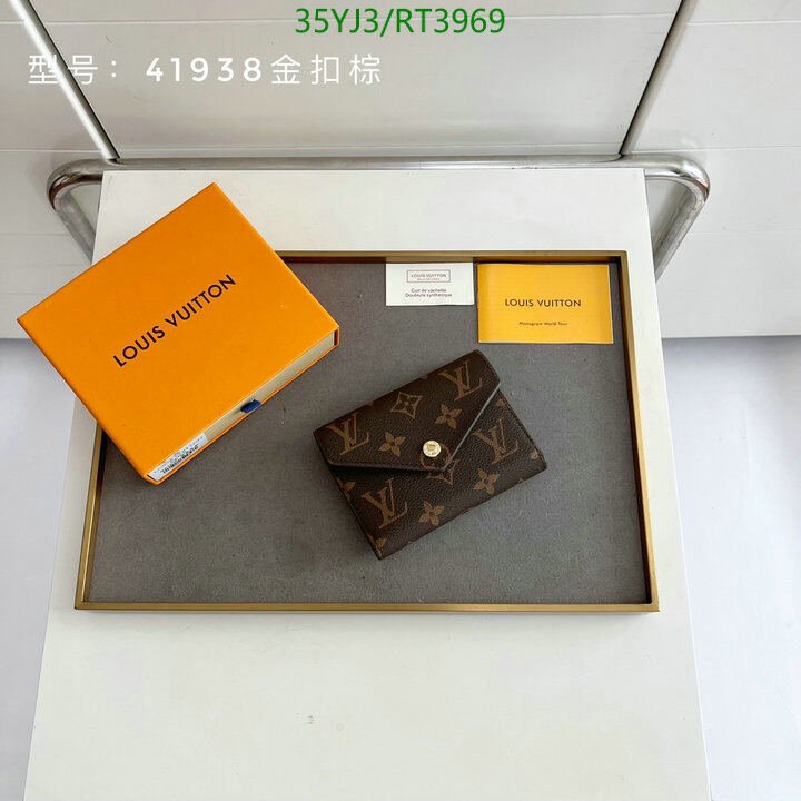LV Bag-(4A)-Wallet- Cod8: RT3969 $ 46USD