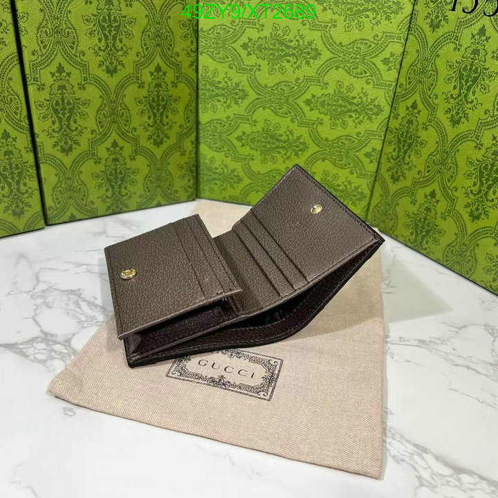 Gucci Bag-(4A)-Wallet-,Code: XT2689,$ 64USD