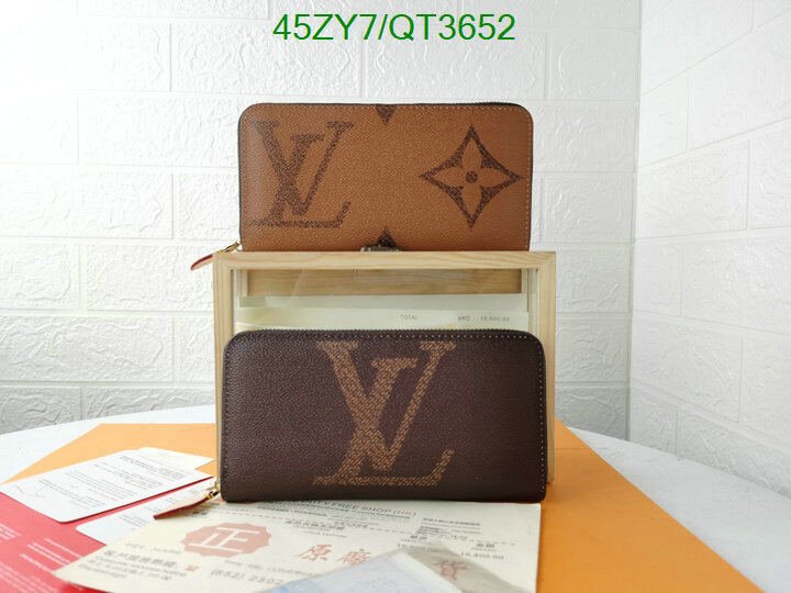 LV Bag-(4A)-Wallet- Code: QT3652 $ 59USD