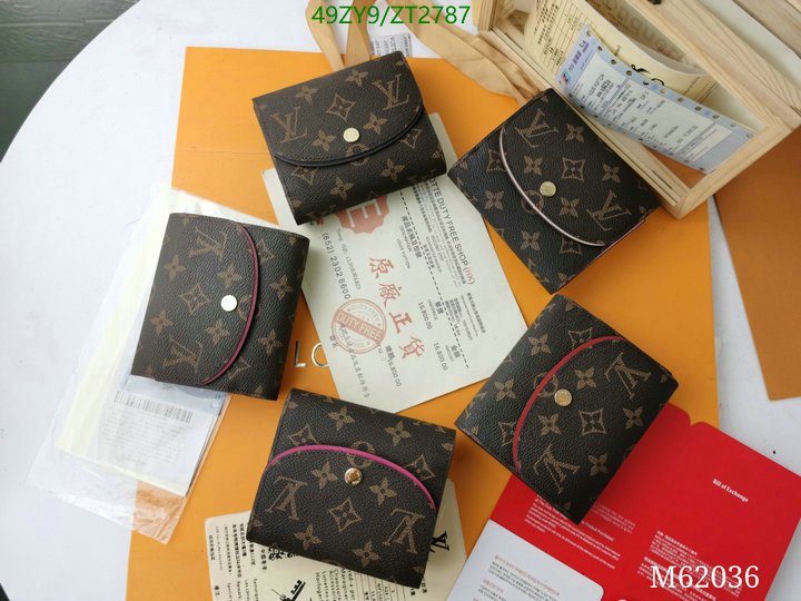 LV Bags-(4A)-Wallet-,Code: ZT2787,$ 64USD
