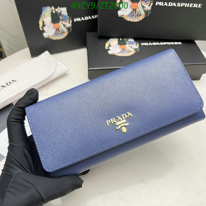 Prada Bag-(4A)-Wallet-,Code: ZT2800,$ 64USD
