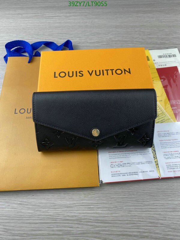 LV Bags-(4A)-Wallet-,Code: LT9055,$ 51USD