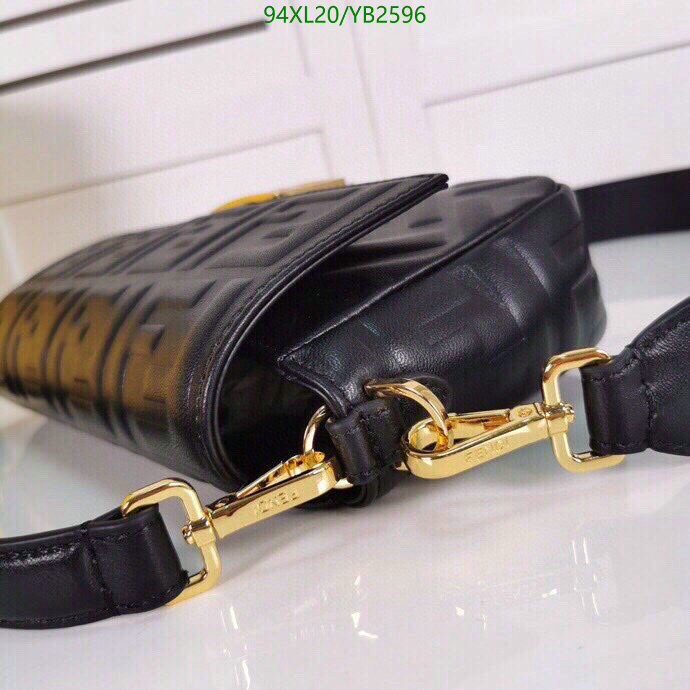 Fendi Bag-(4A)-Baguette-,Code: YB2596,$ 123USD
