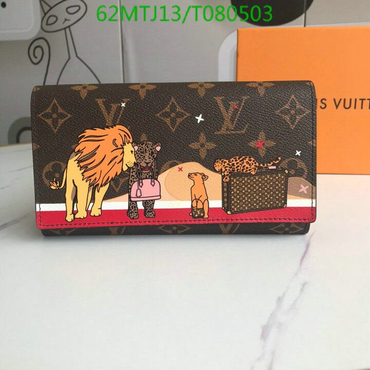 LV Bags-(4A)-Wallet-,Code: T080503,$ 81USD