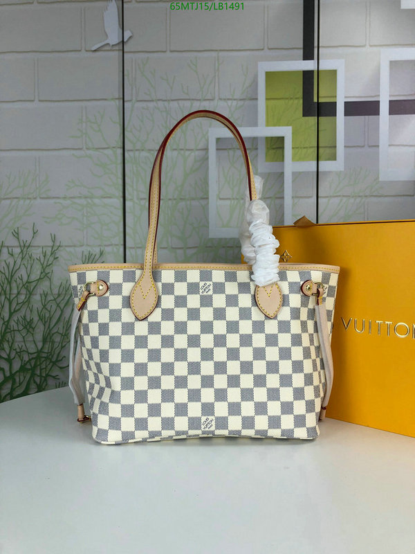 LV Bags-(4A)-Neverfull-,Code: LB1491,$ 85USD
