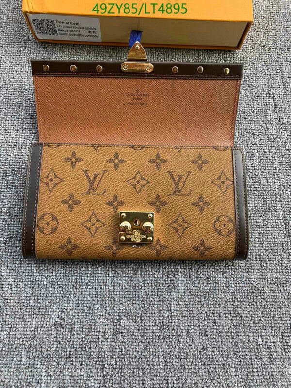 LV Bags-(4A)-Wallet-,Code: LT4895,$ 64USD