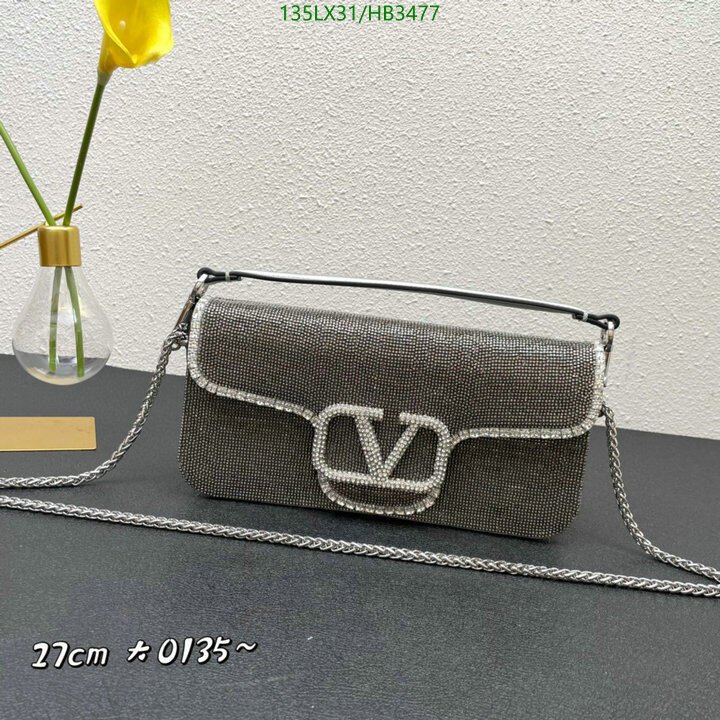 Valentino Bag-(4A)-LOC-V Logo ,Code: HB3477,$ 176USD